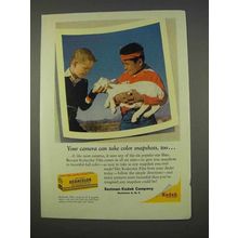 1955 Kodak Kodacolor Film Ad - Take Color Snapshots