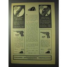 1958 Firearms International Ad - F.N. Sako, Astra, Star