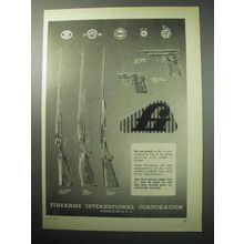 1958 Firearms International Ad - FN Mauser, Aya Matador