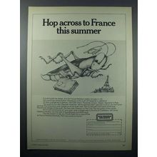 1978 Air France Ad - Hop Across to France this Summer
