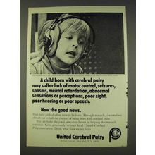 1977 United Cerebral Palsy Ad - May Suffer
