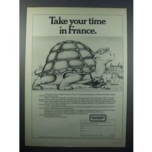 1978 Air France Ad - Take Your Time in France