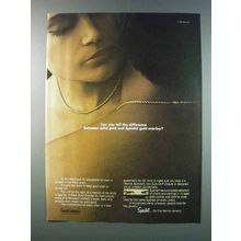 1981 Speidel Gold Overlay Chains Ad - The Difference
