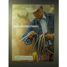 1989 Marlboro Cigarettes Ad - Marlboro Country