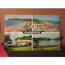 multiview, SCARBOROUGH, YORKSHIRE. used postcard, by E T W Dennis 1967 pm =