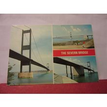 multiview, THE SEVERN BRIDGE unused postcard by E T W Dennis =