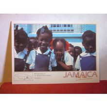 CLASSMATES, ST. JOSEPH INFANT SCHOOL, KINGSTON, Jamaica used postcard =