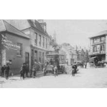 Old Milner Daimler Bus at Hotel The Square Storrington Sussex Postcard
