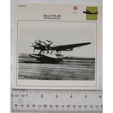 Bloch MD.480 - France - Seaplane - Collectors Club Card