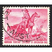 AUSTRALIA 1960: CENTENARY OF EXPLORATION, NORTHERN TERRITORY - 5d USED (G1)
