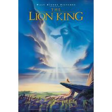 the lion king 1994 1- upscaled Poster Canvas Movie Film Print A0 A1 A2 A3 A4 A5