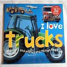 I Love Trucks Sticker Book - Paperback By Priddy, Roger - GOOD