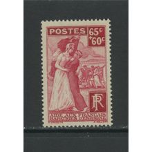 France B75, 1938 Repatriated Volunteers, VF, MNH, (FR333)