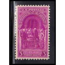 854 3c Washington Inauguration Fine MNH O6154