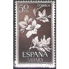 Sahara Español 1962 Michel 233 Neuf ** Cote (2005) 0.20 € Fleur belbel