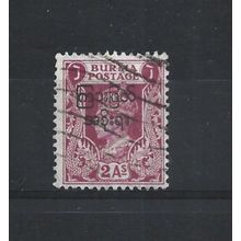 Burma.SG73 2a Claret.Fine Used.Jul25j
