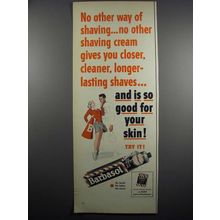 1950 Barbasol Shaving Cream Ad - No Other Way