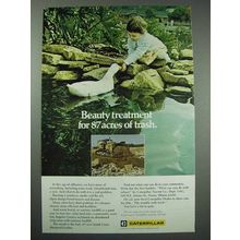 1972 Caterpillar Ad - Beauty Treatment for Trash