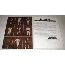 1972 U.S. Army Ad - Try Some Of Our Uniforms