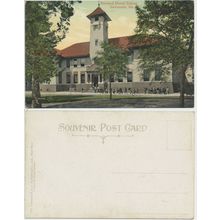 GEORGIA Savannah Barnard Street School Original Vintage 1900s RPPC Valantines