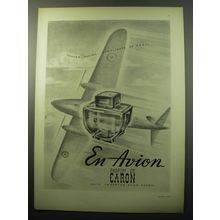 1950 Caron En Avion Perfume Ad - Modern Daring For Flights of Fancy