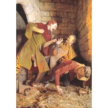 Roman Catholic Religious Church Riot St Scholasticas Waxwork Exhibition Postcard