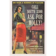 Ask Phone For Molly A Prostitute Bizarre Prostitution Book Postcard