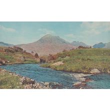 River Balgy Ross & Cromarty Loch Damh Scottish Postcard
