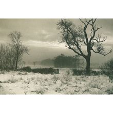 Far Coton Warwickshire Christmas 1981 Snow Postcard
