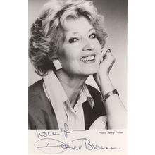 Janet Brown Comedian Margaret Thatcher Hand Signed Photo