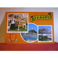 multiview, JERSEY used postcard by A C Gallie 1978 postmark =