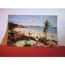 ST. IVES from PORTHMINSTER, CORNWALL used postcard by J. Salmon 1962 pm =