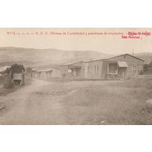 San Antonio R.F.E. Oficinas De Contabilidad Rare Old Spanish Postcard