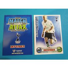 Alan Hutton - Tottenham Hotspur - Match Attax 2008/09 Football Card