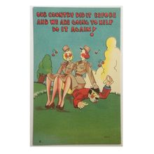 BN3203-OH4 - American WW2 propaganda postcard. - Halverson, Max (Illustrator).