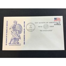 ICOLLECTZONE US Boy Scout Cover Diamond Jubilee 75th Anniversary (F400)