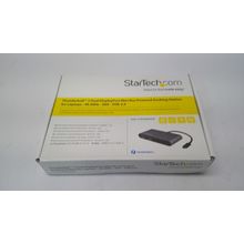 StarTech Thunderbolt 3 Dual DisplayPort Mini Docking Station TB3DKM2DP Open Box