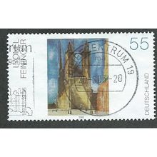 GER 2002 55c 'HALLE MARKET CHURCH' FINE USED (EBID 51-174)