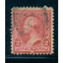 Used 220 2c George Washington Barely Clears M02517