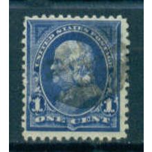 Used 264 1c Benjamin Franklin Barely Clears M03015