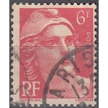 France 1945 Michel 694 O Cote (2008) 1.50 Euro Marianne de Gandon Cachet rond
