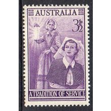 Australia 1955 Nursing - A Tradition of Serviced 3½d MNH