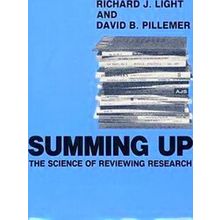 Summing Up - The Science Of Reviewing Research