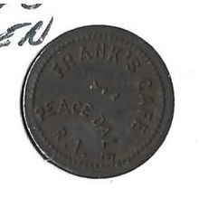 RI Trade Token FRANKS CAFE 10 CENTS