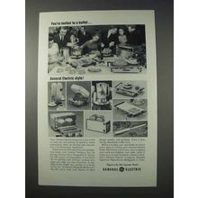 1963 General Electric Appliances Ad - Invited to Buffet