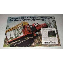 1967 Goodyear Engineered Track Belt Ad - Cut Costs