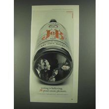 1967 J&B Scotch Ad - Tasting is Believing
