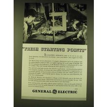 1936 General Electric Ad - Fresh starting points