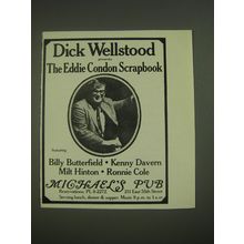 1974 Michael's Pub Ad - Dick Wellstood presents The Eddie Condon Scrapbook