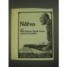 1974 Michael's Pub Ad - Red Norvo